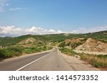 The road in Caucasian Mountains, Azerbaijan