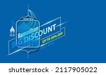 ramadan big discount banner... | Shutterstock .eps vector #2117905022