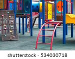 Colorful Playground On Yard In...