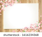 frame of "sakura" cherry... | Shutterstock .eps vector #1616234368