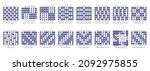fabric weave types sample  ... | Shutterstock .eps vector #2092975855