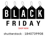black friday. sale. modern... | Shutterstock .eps vector #1840739908