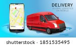 online delivery service concept.... | Shutterstock .eps vector #1851535495