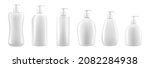 set of blank cosmetic bottles... | Shutterstock .eps vector #2082284938