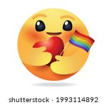high quality emoticon on white... | Shutterstock .eps vector #1993114892