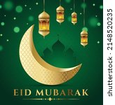 eid mubarak banner background.... | Shutterstock .eps vector #2148520235