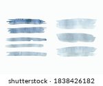 watercolor brush strokes or... | Shutterstock .eps vector #1838426182