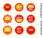 red sale label  banner and... | Shutterstock .eps vector #1903320262
