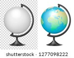 vector realistic 3d globe of... | Shutterstock .eps vector #1277098222