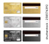 Vector Credit Cards  Front And...