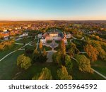 Splendid Ancient palace in Edeleny city North Hungary. The name is Edeleny palace island which Hungarian name is Edelényi kastélysziget. Other name is L