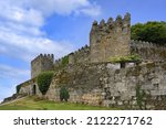 Small photo of Treasonâ€™s Gate and ramparts, Trancoso Castle, Serra da Estrela, Portugal