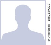 gray picture profil icon square ... | Shutterstock .eps vector #1552189322