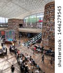 Small photo of The COEX Starfield Library in Gangnam, Seoul 2019 July. Occupying a whopping 2800 square-meters in size, the brightly lit two-storey athenaeum has rightly been named Starfield Library.