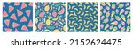 set of seamless patterns with... | Shutterstock .eps vector #2152624475