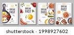 set of promo flyers for healthy ... | Shutterstock .eps vector #1998927602