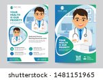 medical brochure. flyer design. ... | Shutterstock .eps vector #1481151965