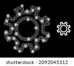 constellation network contour... | Shutterstock .eps vector #2092045312