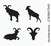 Billy Goat Silhouette Set...