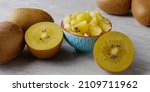 Golden Kiwifruit Chopped Chunks ...