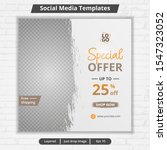 social media template  abstract ... | Shutterstock .eps vector #1547323052