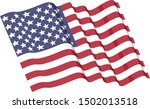high resolution american flag... | Shutterstock . vector #1502013518
