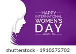 international women's day is... | Shutterstock .eps vector #1910272702
