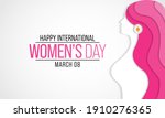 international women's day is... | Shutterstock .eps vector #1910276365