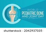 world pediatric bone and joint... | Shutterstock .eps vector #2042937035