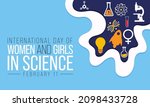 international day of women and... | Shutterstock .eps vector #2098433728