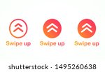 template swipe up buttons... | Shutterstock .eps vector #1495260638