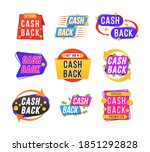 money refund badges  cash back... | Shutterstock .eps vector #1851292828