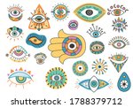 large collection of decorative... | Shutterstock .eps vector #1788379712