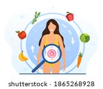 metabolism of human organism.... | Shutterstock .eps vector #1865268928