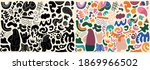 big set of hand drawn various... | Shutterstock .eps vector #1869966502