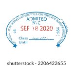 Blue Oval Seal. Approved Visa ...