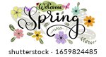 banner spring background with... | Shutterstock .eps vector #1659824485