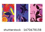 abstract color mix wall... | Shutterstock .eps vector #1670678158