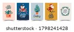 merry christmas and happy new... | Shutterstock .eps vector #1798241428
