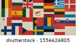 stickers of flags of the... | Shutterstock . vector #1556626805