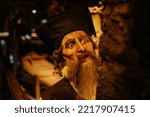 Small photo of Prague, Czech Republic, 2 October 2022: Museum of Alchemists and Magicians, flasks, retorts chemical glassware, Mystic manuscripts, Edward Kelley English Renaissance occultist and scryer in laboratory