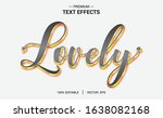 lovely text effect vectors  set ... | Shutterstock .eps vector #1638082168