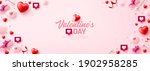 valentine's day poster or... | Shutterstock .eps vector #1902958285