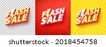 flash sale shopping poster or... | Shutterstock .eps vector #2018454758