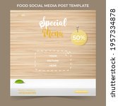 food or culinary social media... | Shutterstock .eps vector #1957334878