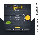 food or culinary social media... | Shutterstock .eps vector #1960707625