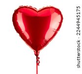 Heart balloon. red helium...