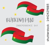 burkina faso independence day... | Shutterstock .eps vector #1442429885