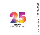 25 anniversary celebration with ... | Shutterstock .eps vector #1622965342