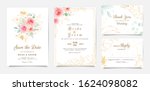elegant wedding invitation... | Shutterstock .eps vector #1624098082